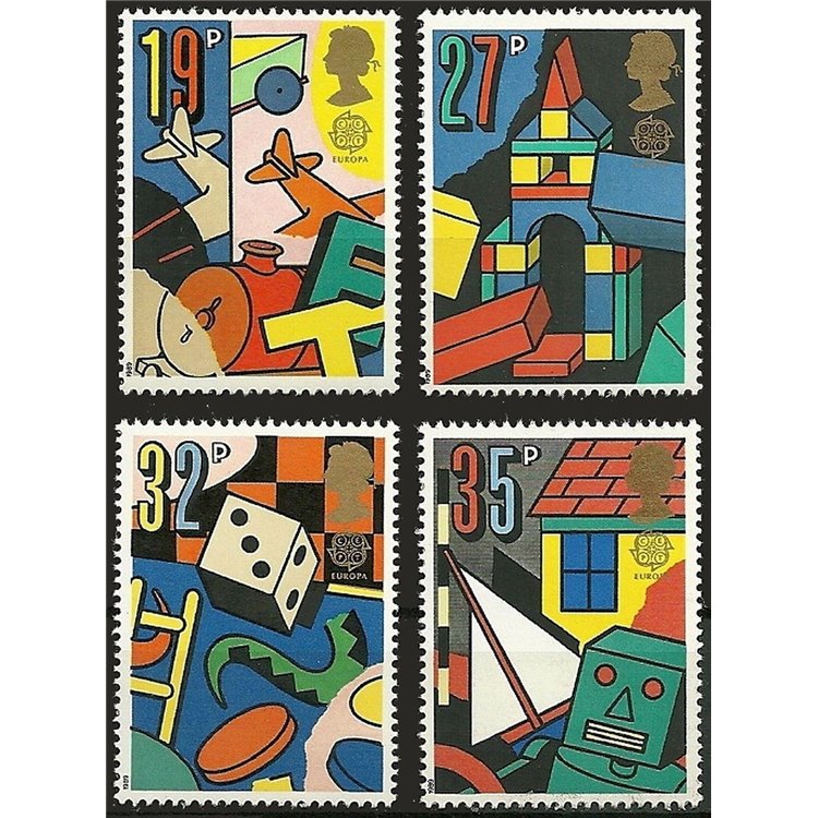 GRAN BRETAGNA 1989 Europa 4v MNH**