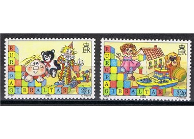 GIBRALTAR 1989 Europe 2v MNH**