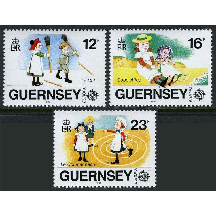GUERNSEY 1989 Europe 3v MNH**