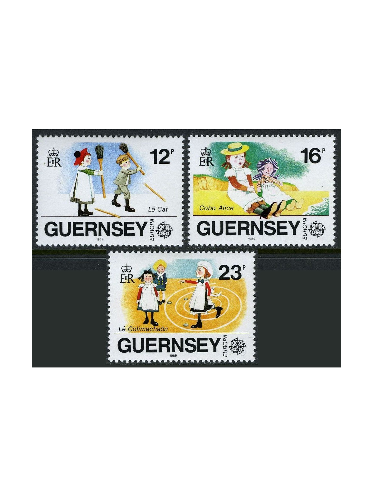 GUERNSEY 1989 Europe 3v MNH**