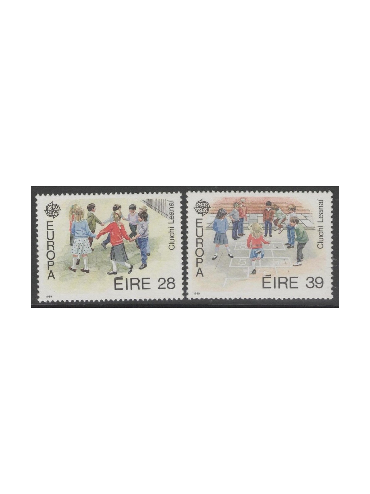 IRLANDA 1989 Europa 2v MNH**