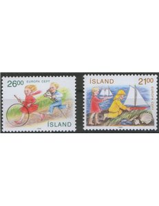 ICELAND 1989 Europe 2v MNH**