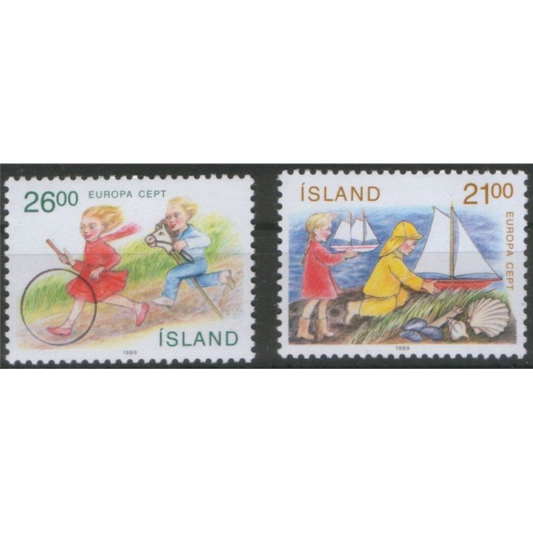 ISLANDA 1989 Europa 2v MNH**