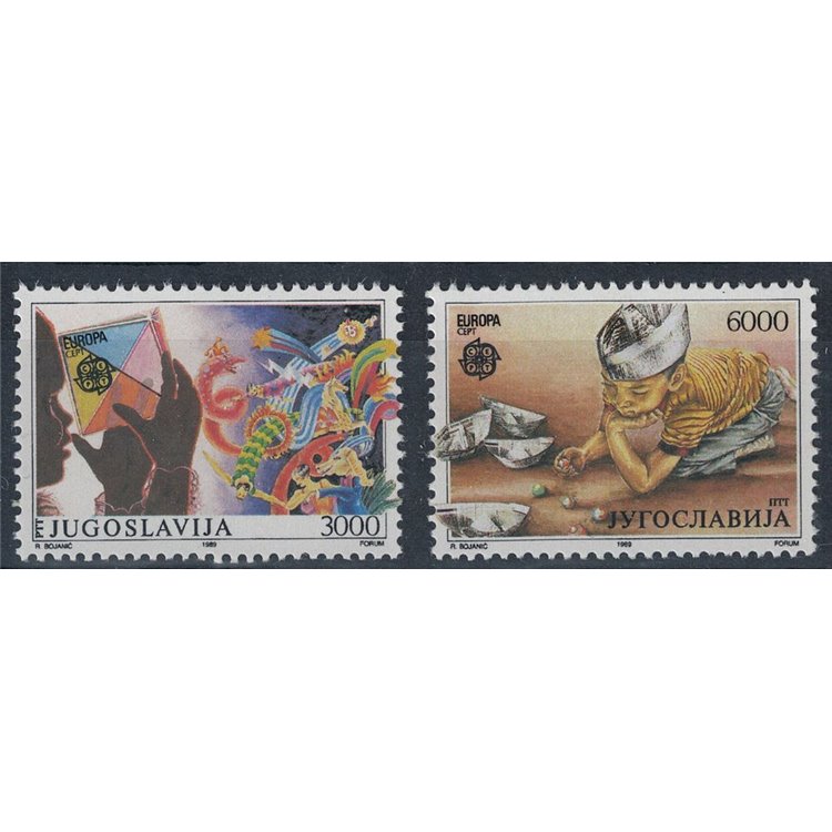 JUGOSLAVIA 1989 Europa 2v MNH**
