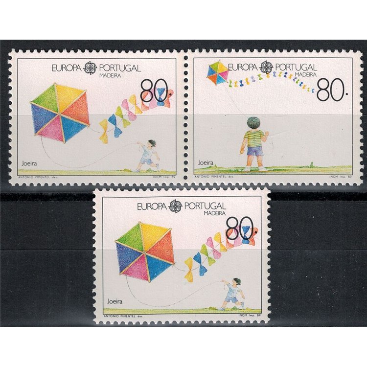 MADEIRA 1989 Europe 3v MNH**