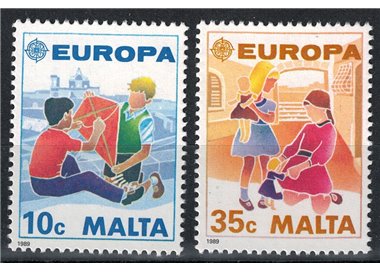 MALTA 1989 Europa 2v MNH**
