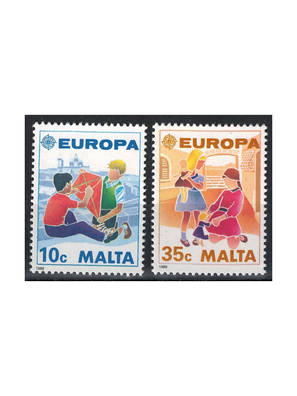 MALTA 1989 Europa 2v MNH**