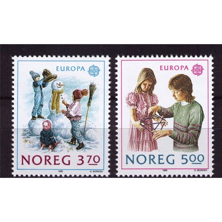 NORWAY 1989 Europe 2v MNH**
