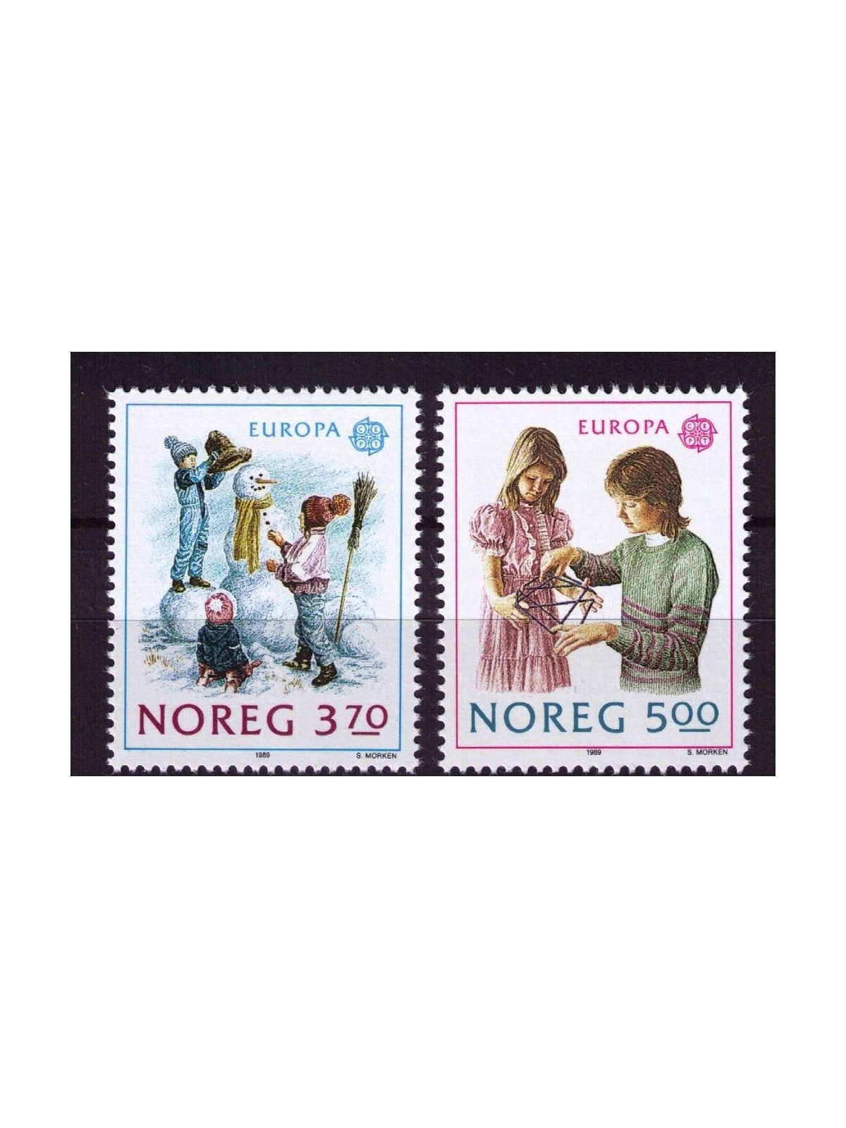 NORVEGIA 1989 Europa 2v MNH**