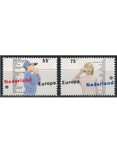 NETHERLANDS 1989 Europe 2v MNH**