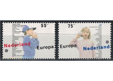 OLANDA 1989 Europa 2v MNH**