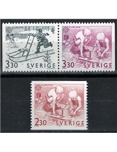 SWEDEN 1989 Europe 3v MNH**