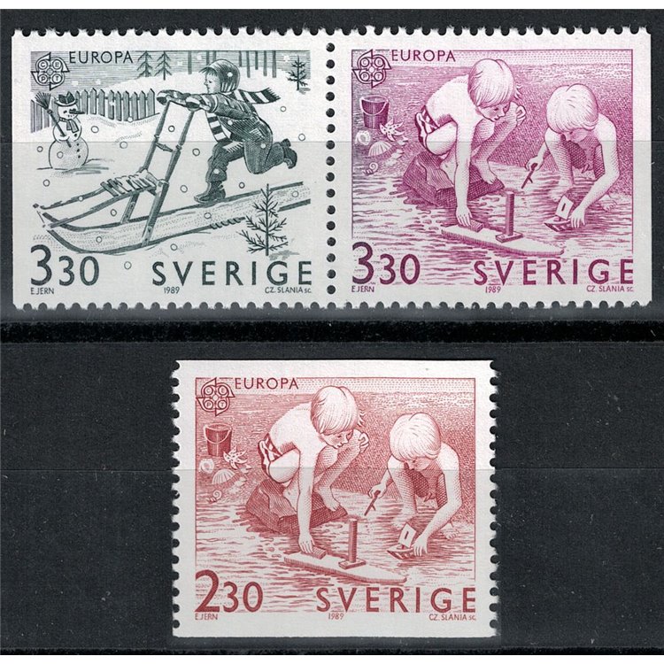 SVEZIA 1989 Europa 3v MNH**