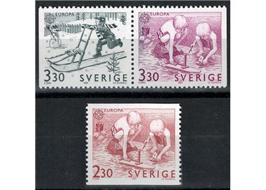 SVEZIA 1989 Europa 3v MNH**