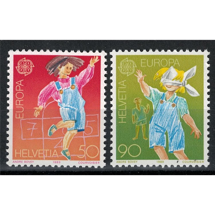SWITZERLAND 1989 Europe 2v MNH**