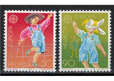 SWITZERLAND 1989 Europe 2v MNH**