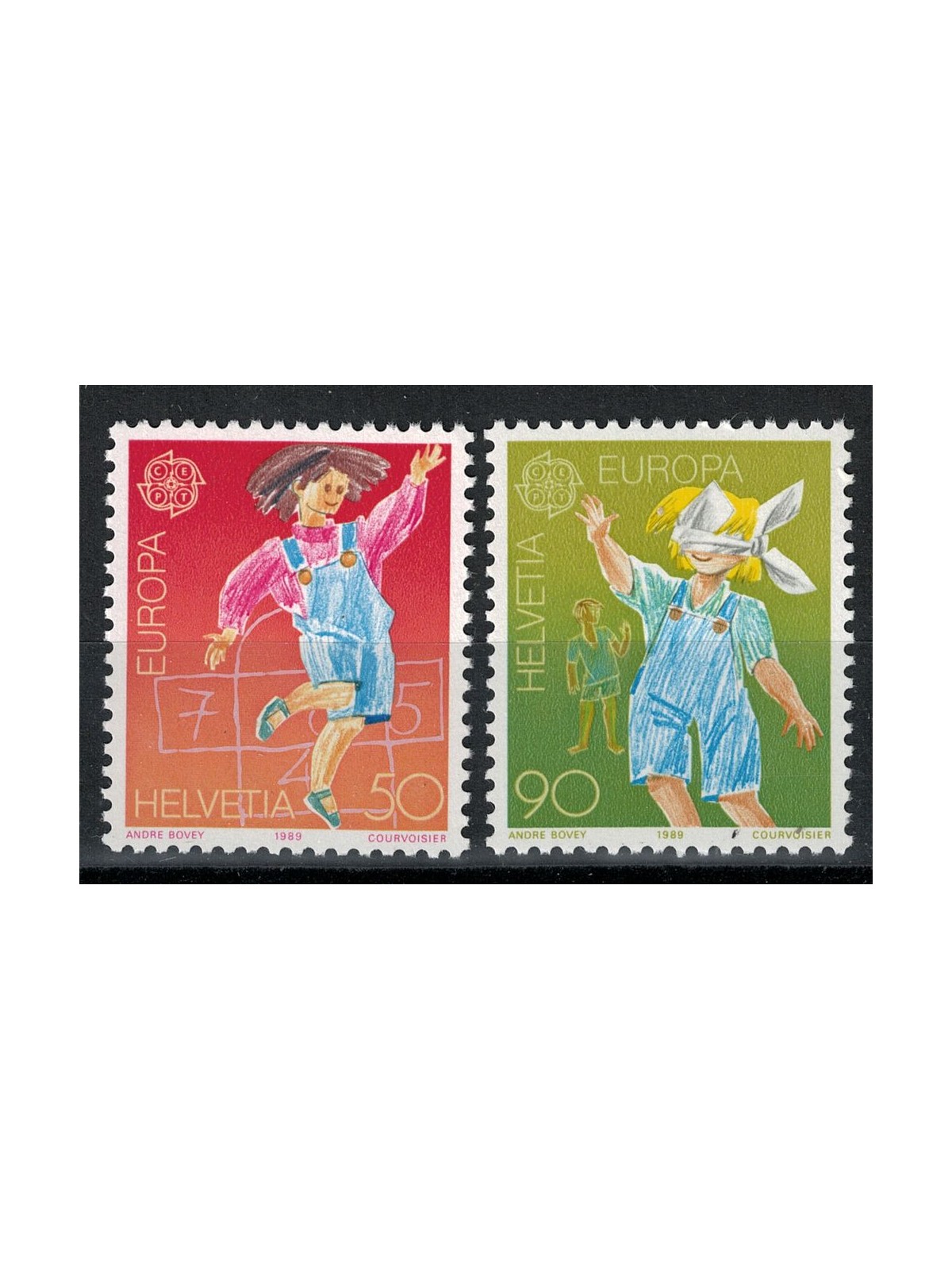 SWITZERLAND 1989 Europe 2v MNH**