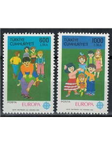 Türkiye 1989 Europe 2v MNH**