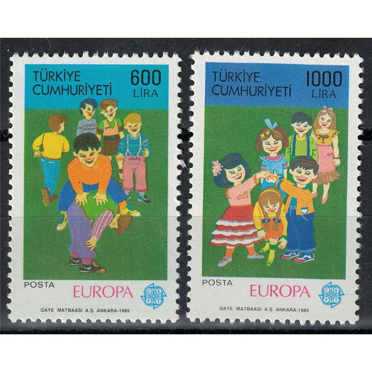 TURCHIA 1989 Europa 2v MNH**