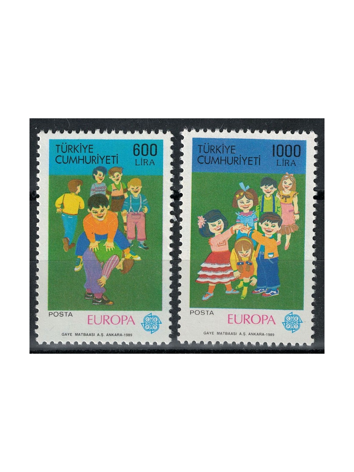 TURCHIA 1989 Europa 2v MNH**