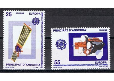 ANDORRA SPAGNOLA 1991 Europa 2v MNH**