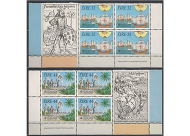 IRELAND 1992 Europe 2v in blocks of four MNH**