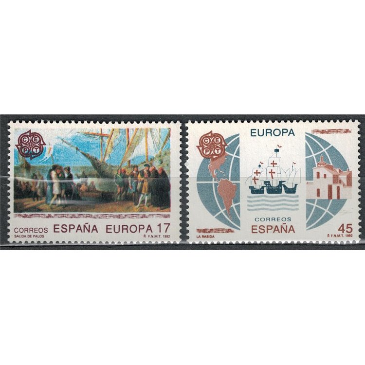 SPAGNA 1992 Europa 2v MNH**