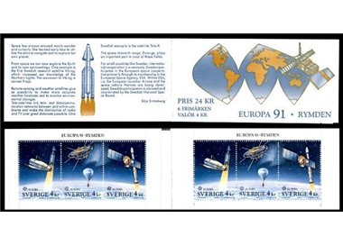 SWEDEN 1991 Europe booklet MNH**