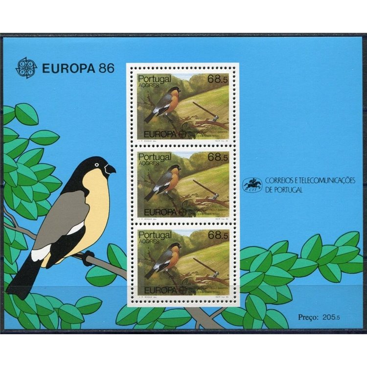 AZORES 1986 Europe s/s MNH**