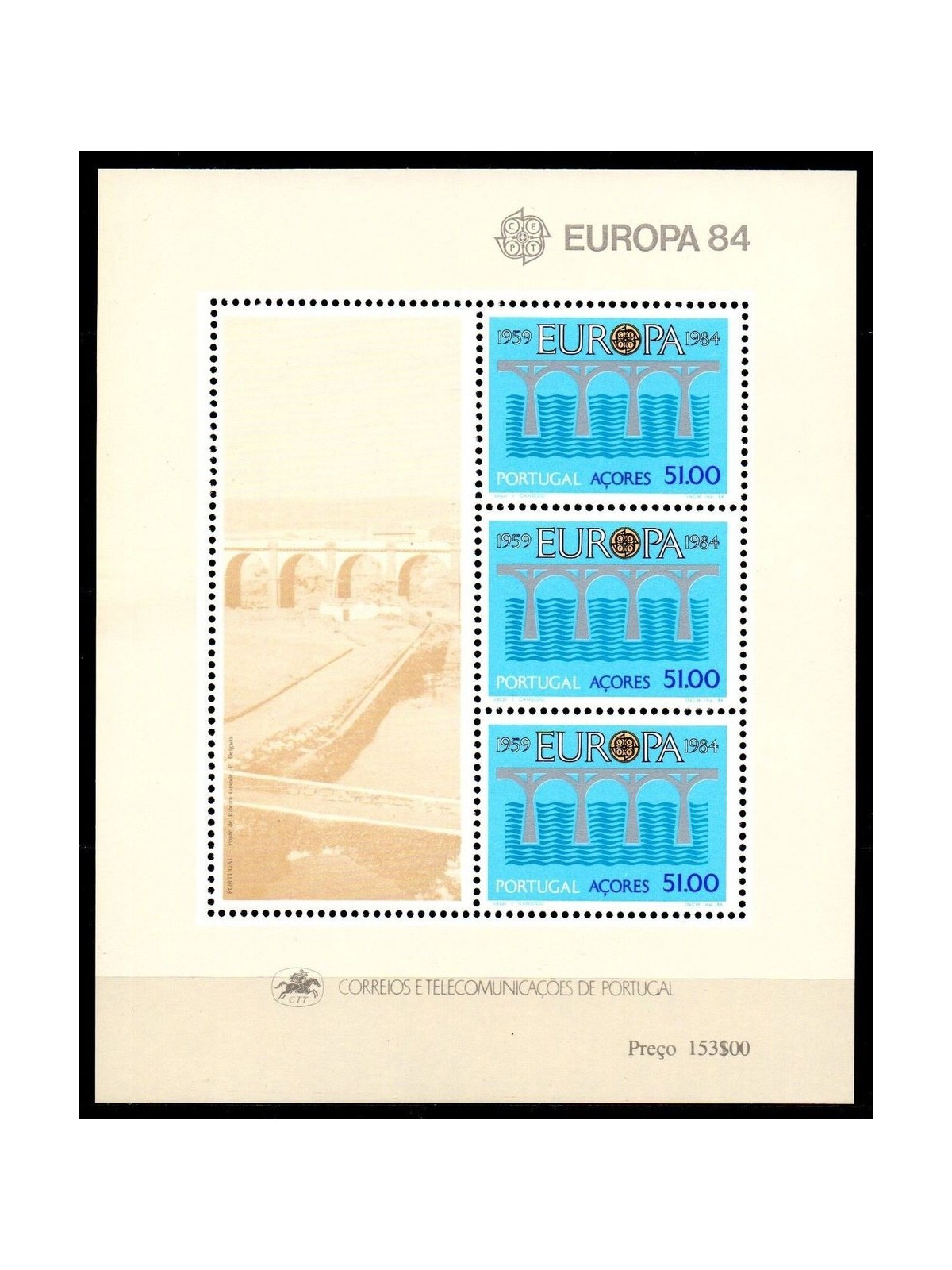 AZZORRE 1984 Europa BF MNH**