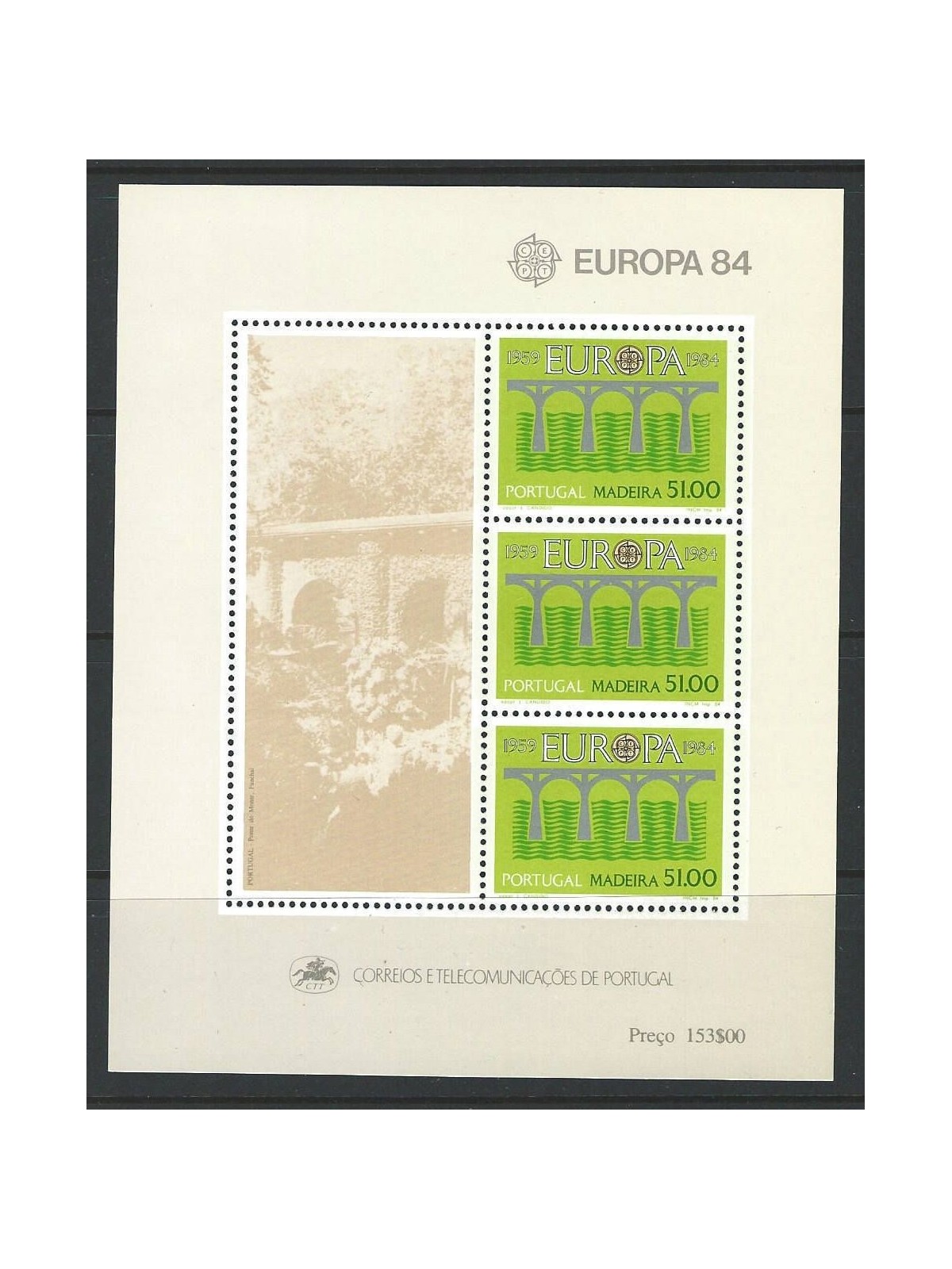 MADERA 1984 Europa BF MNH**