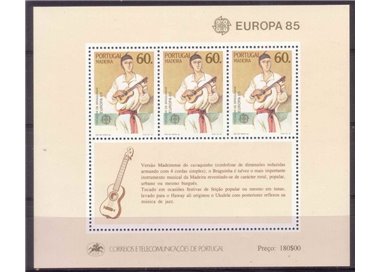 MADEIRA 1985 Europe s/s MNH**