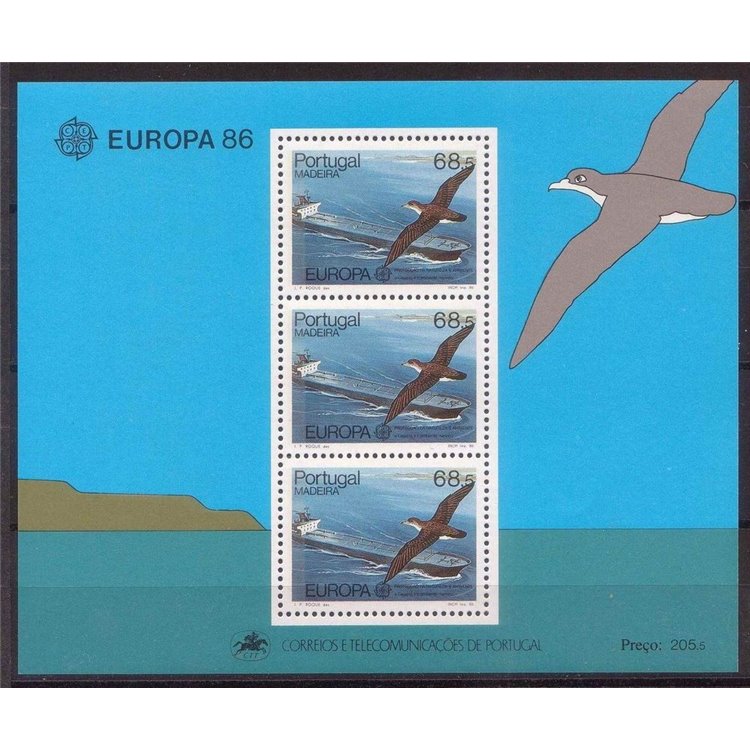 MADEIRA 1986 Europe s/s MNH**