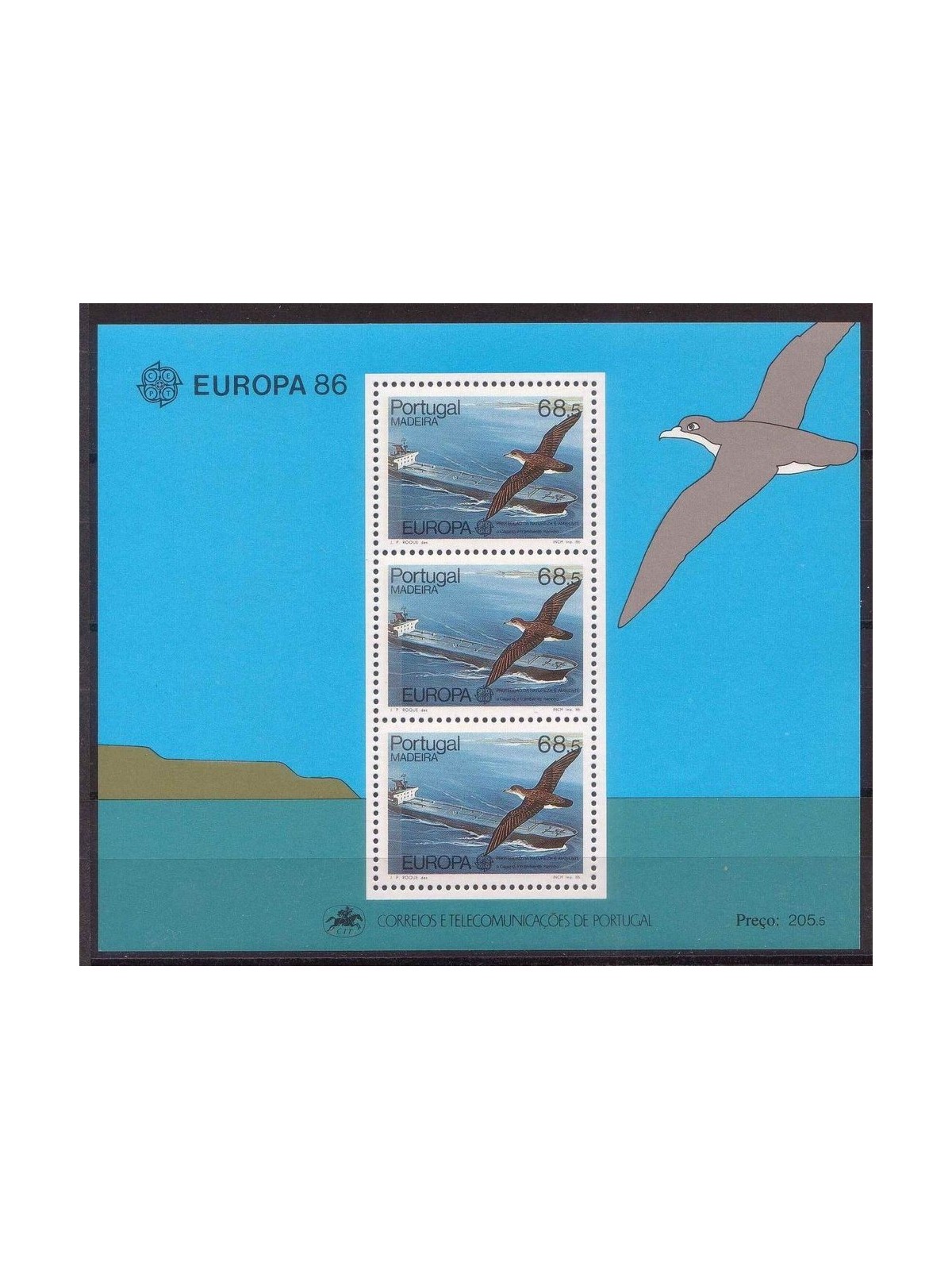 MADEIRA 1986 Europe s/s MNH**