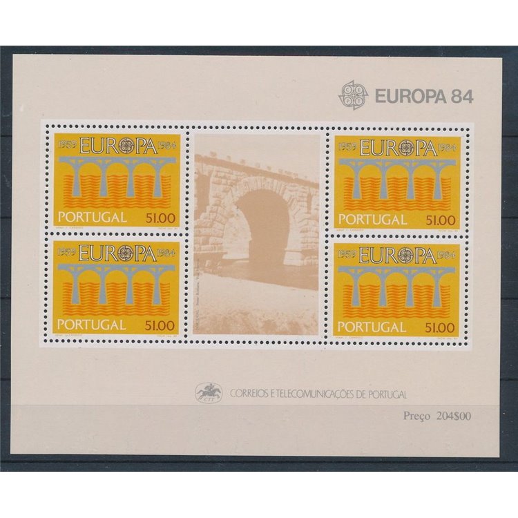 PORTUGAL 1984 Europe s/s MNH**