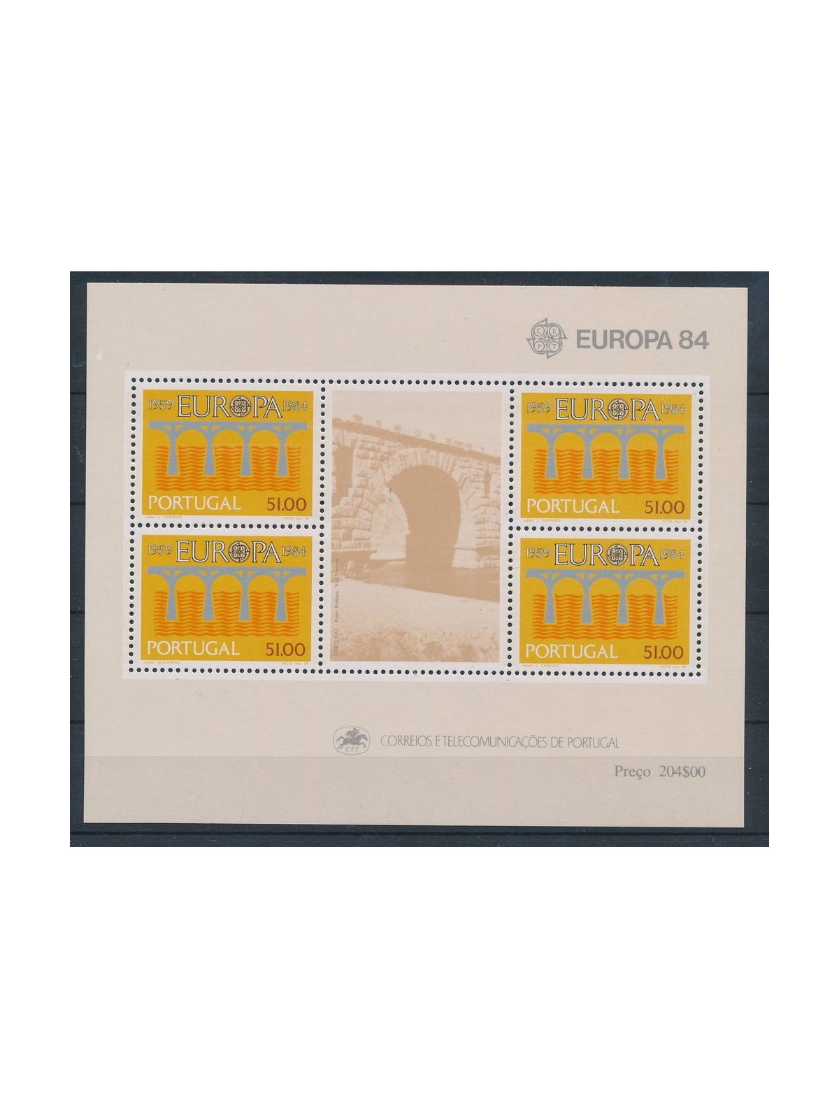 PORTUGAL 1984 Europe s/s MNH**