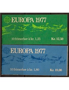 NORWAY 1977 Europe 2 booklets MNH**