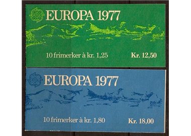 NORWAY 1977 Europe 2 booklets MNH**