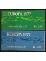NORWAY 1977 Europe 2 booklets MNH**