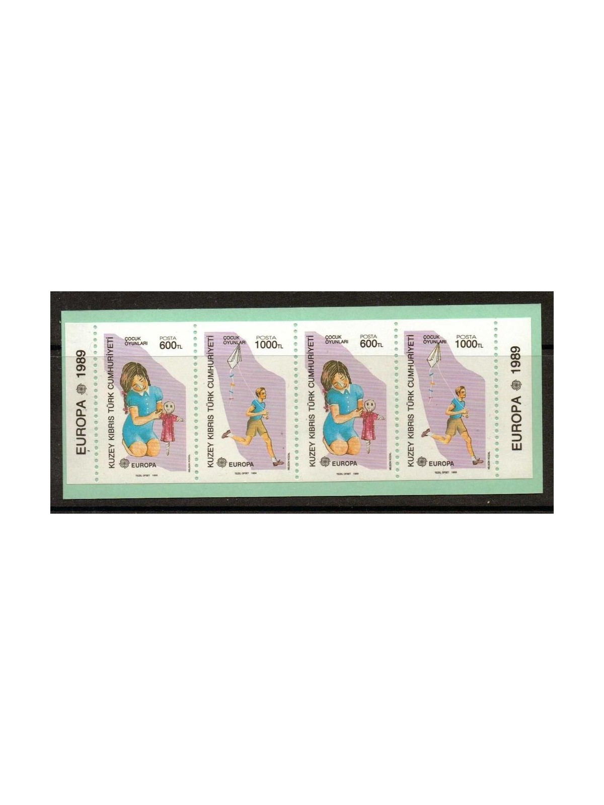 CIPRO DEL NORD 1989 Europa LB MNH**