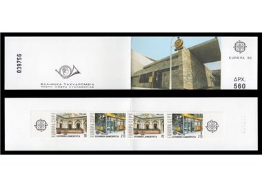 GREECE 1990 Europe booklet MNH**