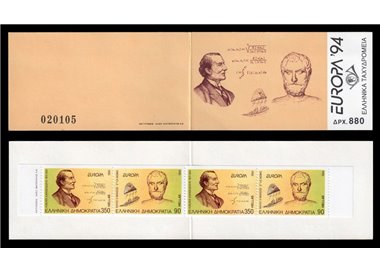 GREECE 1994 Europe booklet MNH**