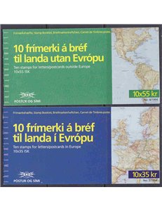 ICELAND 1994 Europe 2 booklets MNH**