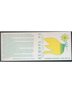 SVEZIA 1995 Europa 1 libretto MNH**