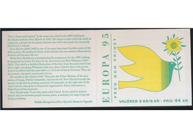 SWEDEN 1995 Europe 1 booklet MNH**