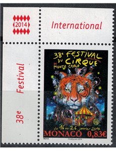 MONACO 2014 Festival Internazionale del Circo MNH**