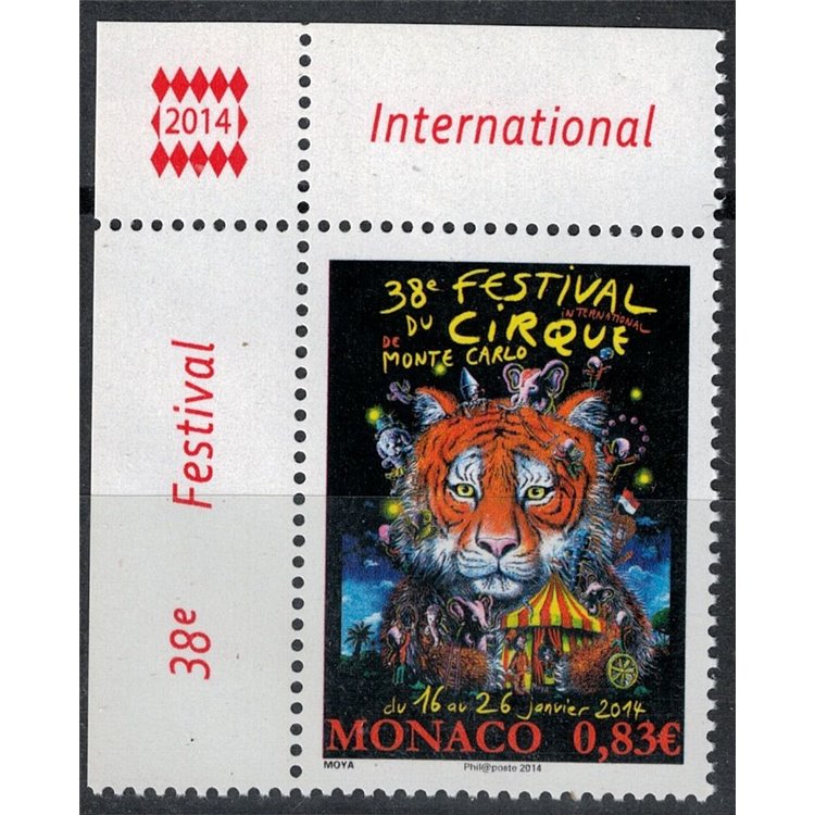 MONACO 2014 International Circus Festival MNH**