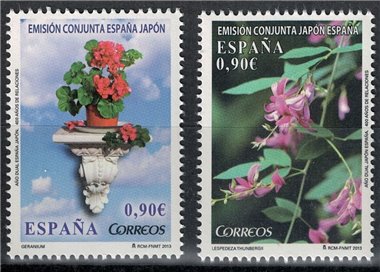 SPAIN 2013 Flowers 2v MNH**