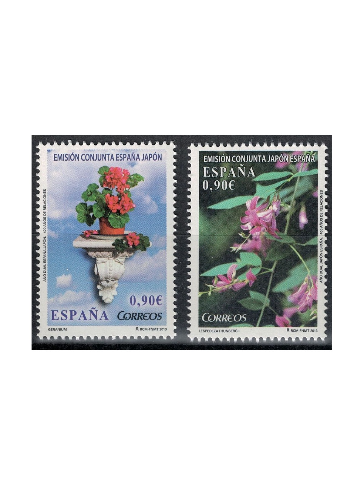 SPAIN 2013 Flowers 2v MNH**