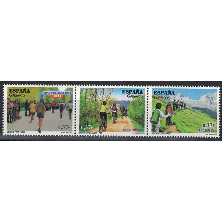 SPAIN 2013 Sport for all 3v MNH**